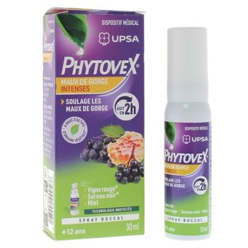 Phytovex maux de gorge intenses UPSA - spray de 30ml