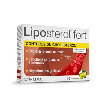 Liposterol Fort 3C Pharma - boite de 30 comprimés