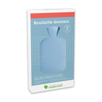 Bouillotte douceur 2 litres Marque Verte - 1 bouillotte