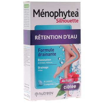 Ménophytea silhouette rétention d'eau Nutreov - boite de 30 comprimés