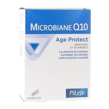 Microbiane Q10 âge protect Pileje - boîte de 30 gélules