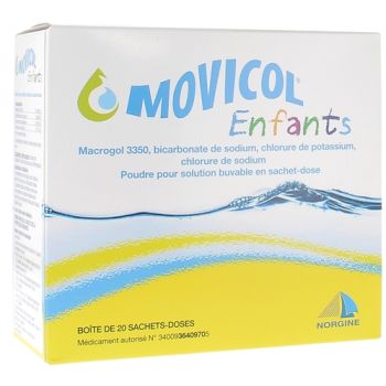 Movicol enfants poudre pour solution buvable - boite de 20 sachet-doses