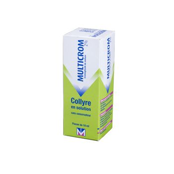 Multicrom 2% collyre en solution - flacon de 10 ml