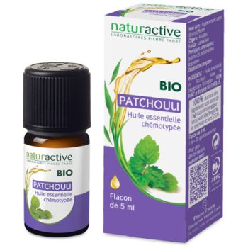 Huile essentielle de Patchouli BIO Naturactive - flacon de 5 ml