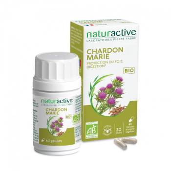 Chardon marie bio Naturactive - boîte de 60 gélules