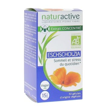 Eschscholtzia bio Naturactive - boite de 30 gélules