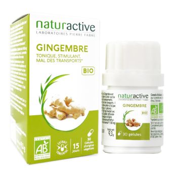 Gingembre Bio Naturactive - boîte de 30 gélules