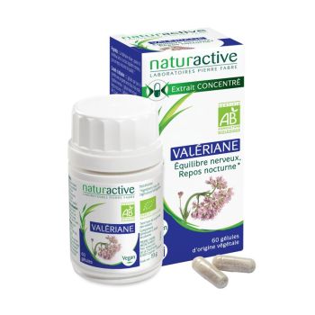 Elusanes valériane bio Naturactive - boite de 60 gélules