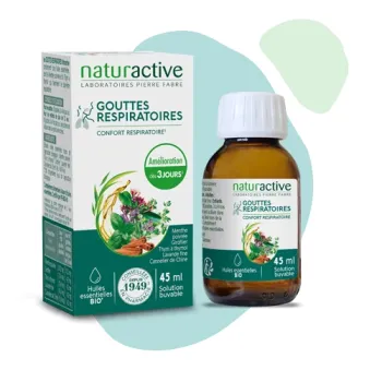 Gouttes respiratoires Naturactive - flacon de 45 ml