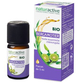 Huile essentielle de Bergamotier BIO Naturactive - flacon de 5 ml