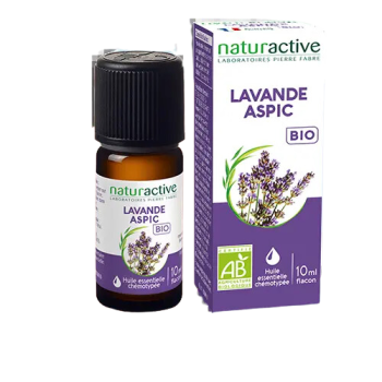 Huile essentielle de Lavande aspic bio Naturactive - flacon de 10 ml