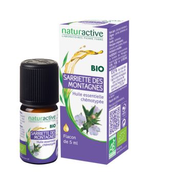 Huile essentielle de Sarriette des montagnes bio Naturactive - flacon de 5 ml