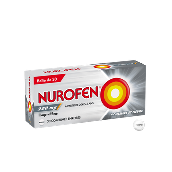 Nurofen 200mg comprimé - boîte de 30 comprimés enrobés