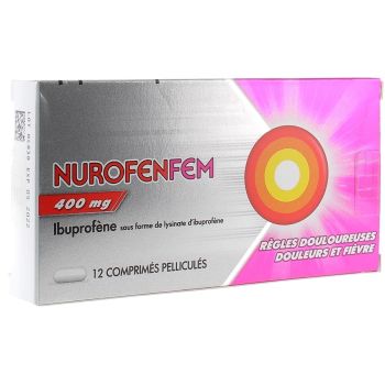 Nurofenfem 400mg - 12 comprimés pelliculés