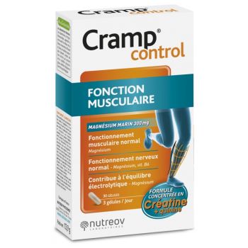 Cramp control fonction musculaire Nutreov - boite de 30 gélules