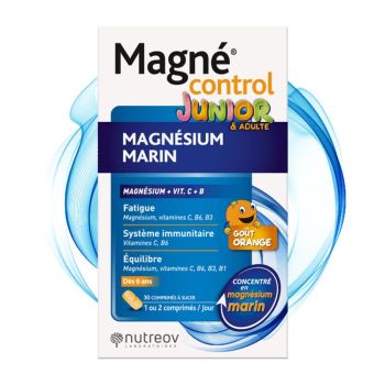 Magné control junior Magnésium marin Nutreov - boite de 30 comprimés