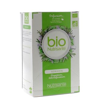 Infusion bien-être Romarin BIO Nutrisanté - 20 sachets