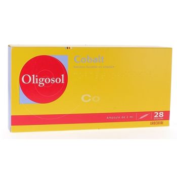 Oligosol Cobalt solution buvable en ampoule - boîte de 28 ampoules