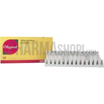 Oligosol Manganèse-Cobalt solution buvable en ampoule - boite de 28 ampoules