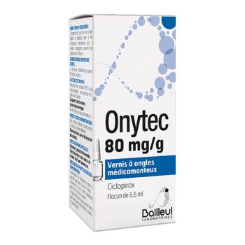 Onytec vernis à ongles 80mg - flacon de 6,6ml