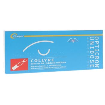 Opticron unidose collyre cromoglycate de sodium - 24 récipients unidoses