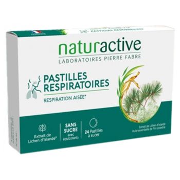 Pastilles respiratoires Naturactive - boite de 24 pastilles