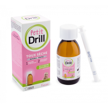 Petit Drill sirop sans sucre toux sèche nourrisson enfant - flacon de 125 ml