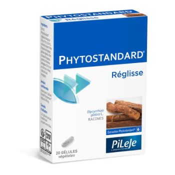 Phytostandard réglisse gélule - boite de 20 gélules