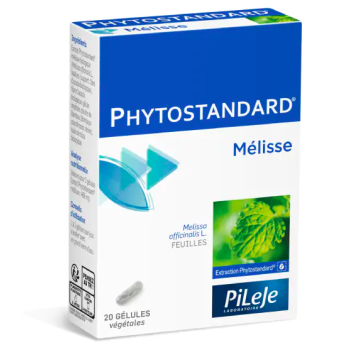 Phytostandard de Mélisse bio Pileje - boite de 20 gélules