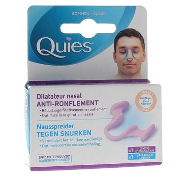 Anti-ronflement dilatateur nasal petit/moyen Quies - boîte de 1 dilatateur