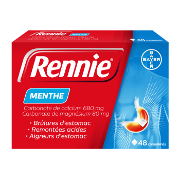 Rennie menthe - boîte de 48 comprimés