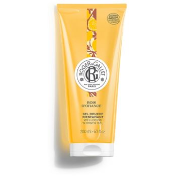 Gel douche bienfaisant bois d'orange Roger & Gallet - tube de 200 ml