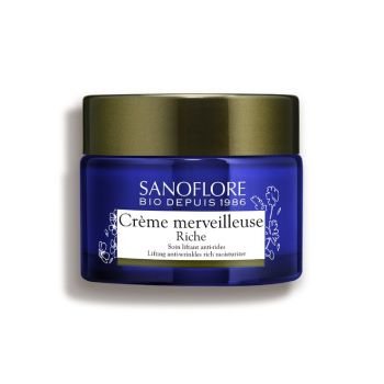 Crème merveilleuse riche Sanoflore - pot de 50 ml