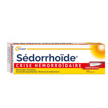 Sédorrhoïde crise hémorroïdaire crème rectale - tube de 30 g