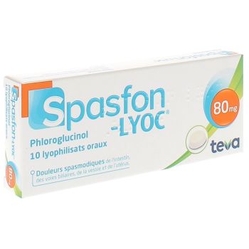 Spasfon-Lyoc 80mg lyophylisat - boîte de 10 lyophylisats