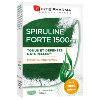 Spiruline Forte 1500 Forte Pharma - boite de 30 comprimés