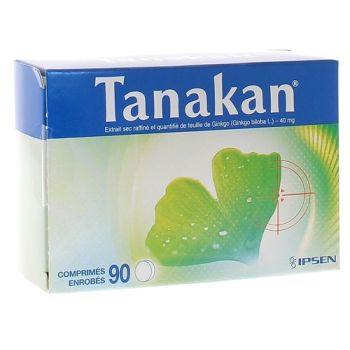 Tanakan 40mg comprimé enrobé - boîte de 90 comprimés