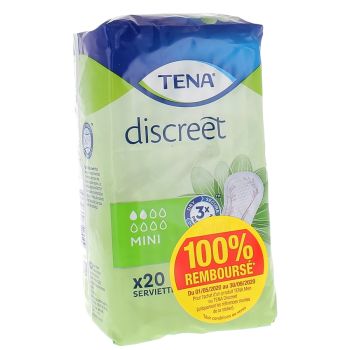 Tena Lady Discreet Mini - 20 protections anatomiques