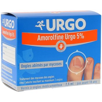 Amorolfine Urgo 5% vernis à ongles - flacon de 2,5ml