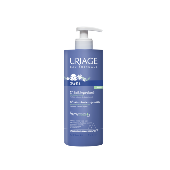 1er lait hydratant bébé Uriage - flacon-pompe de 500 ml