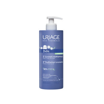 1er liniment oléothermal bébé Uriage - flacon pompe de 500 ml