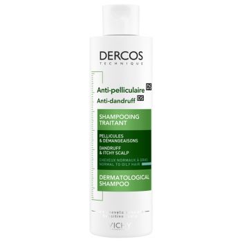 Dercos anti-pelliculaire shampooing traitant cheveux gras Vichy - tube de 200 ml