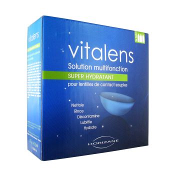 Vitalens solution multifonction pour lentilles de contact - 3 flacons de 360 ml