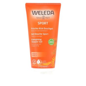 Gel douche sport à l'arnica Weleda - tube de 200 ml