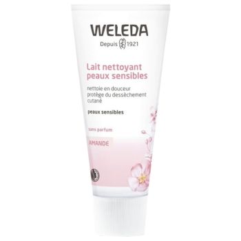 Lait nettoyant confort à l'amande Weleda - tube de 75 ml