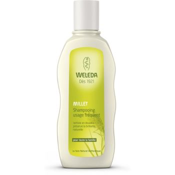 Shampooing usage fréquent au millet Weleda - tube de 190 ml