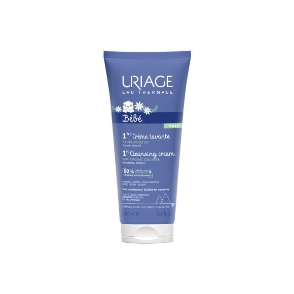 1ère crème lavante bébé Uriage - tube de 200ml