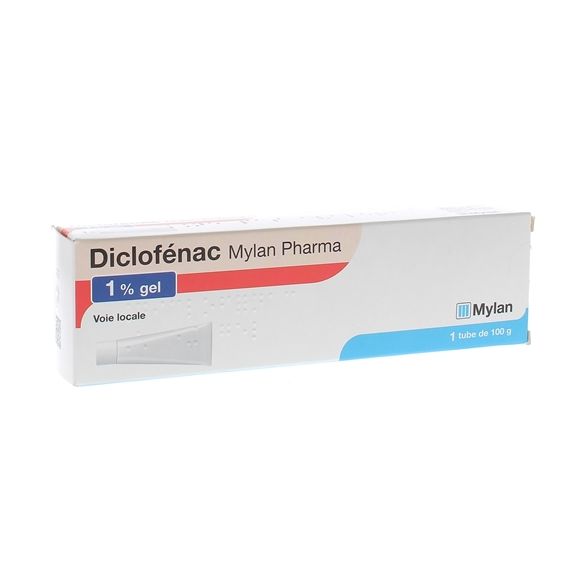 Diclofénac Mylan Viatris 1% Gel - tube de 100g