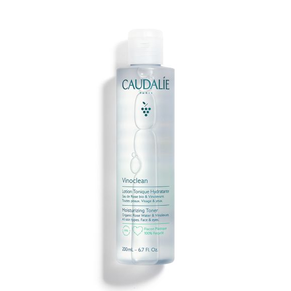 Lotion tonique hydratante Vinoclean Caudalie - flacon de 200 ml