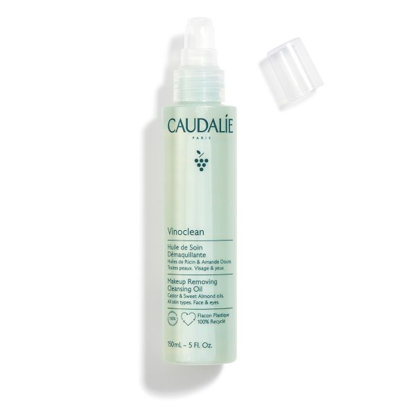 Huile de soin démaquillante Vinoclean Caudalie - flacon pompe de 150ml